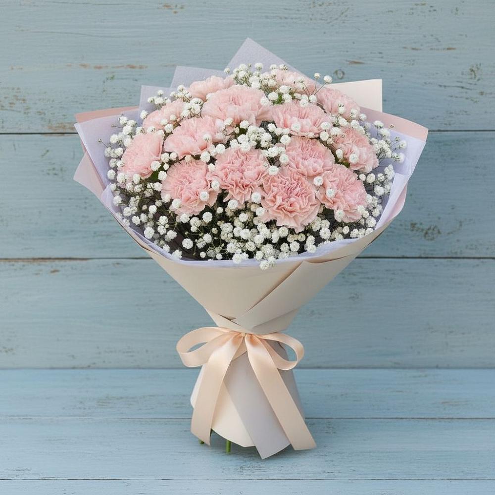 Букет цветов из: Гвоздики в Майском Республики Адыгея