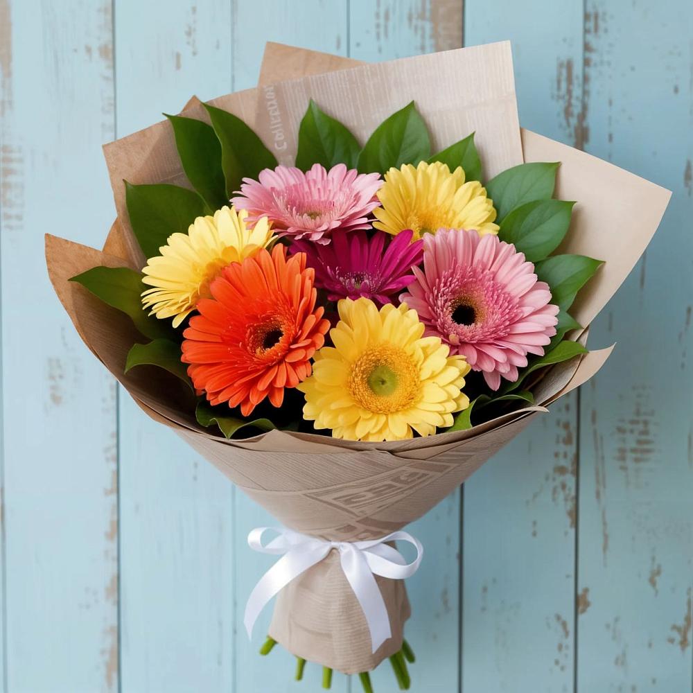 Букет цветов из: Герберы в Майском Республики Адыгея