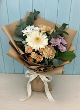 Букет цветов из:  Герберы и Хризантемы в Майском Республики Адыгея