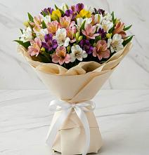 Букет цветов из:  Альстромерии в Майском Республики Адыгея