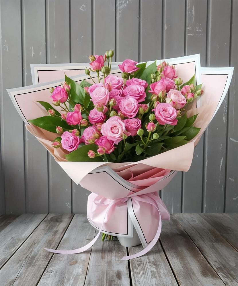 Букет Розовый кустик в Майском Республики Адыгея