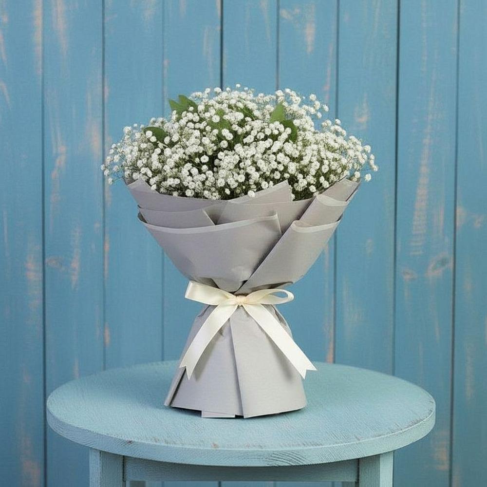 Букет цветов из: Гипсофила в Майском Республики Адыгея