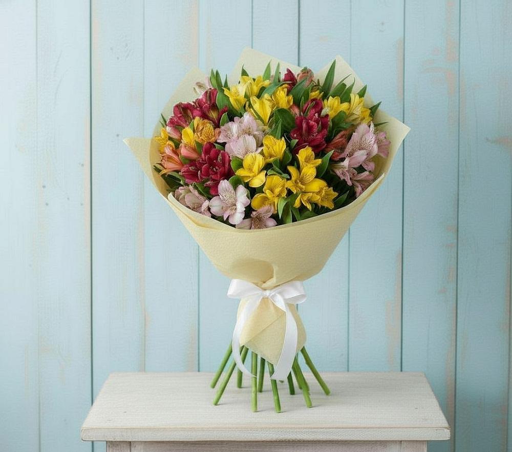 Букет цветов из: Альстромерии в Майском Республики Адыгея