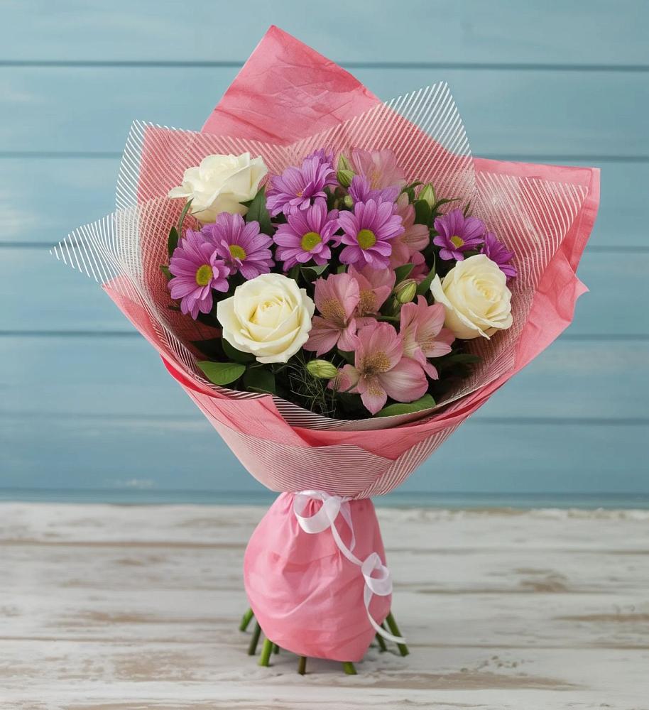 Букет цветов из: Герберы в Майском Республики Адыгея