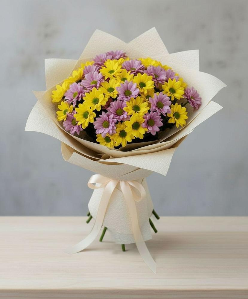 Букет цветов из: Хризантемы в Майском Республики Адыгея